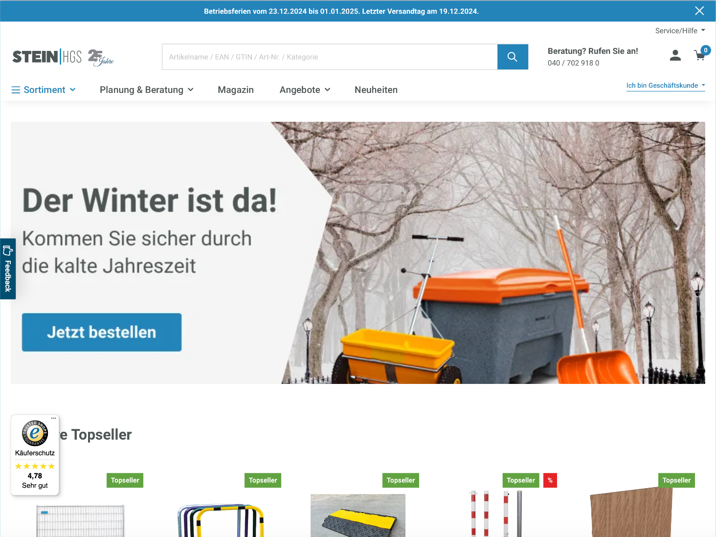 Referenz: Stein Hgs
