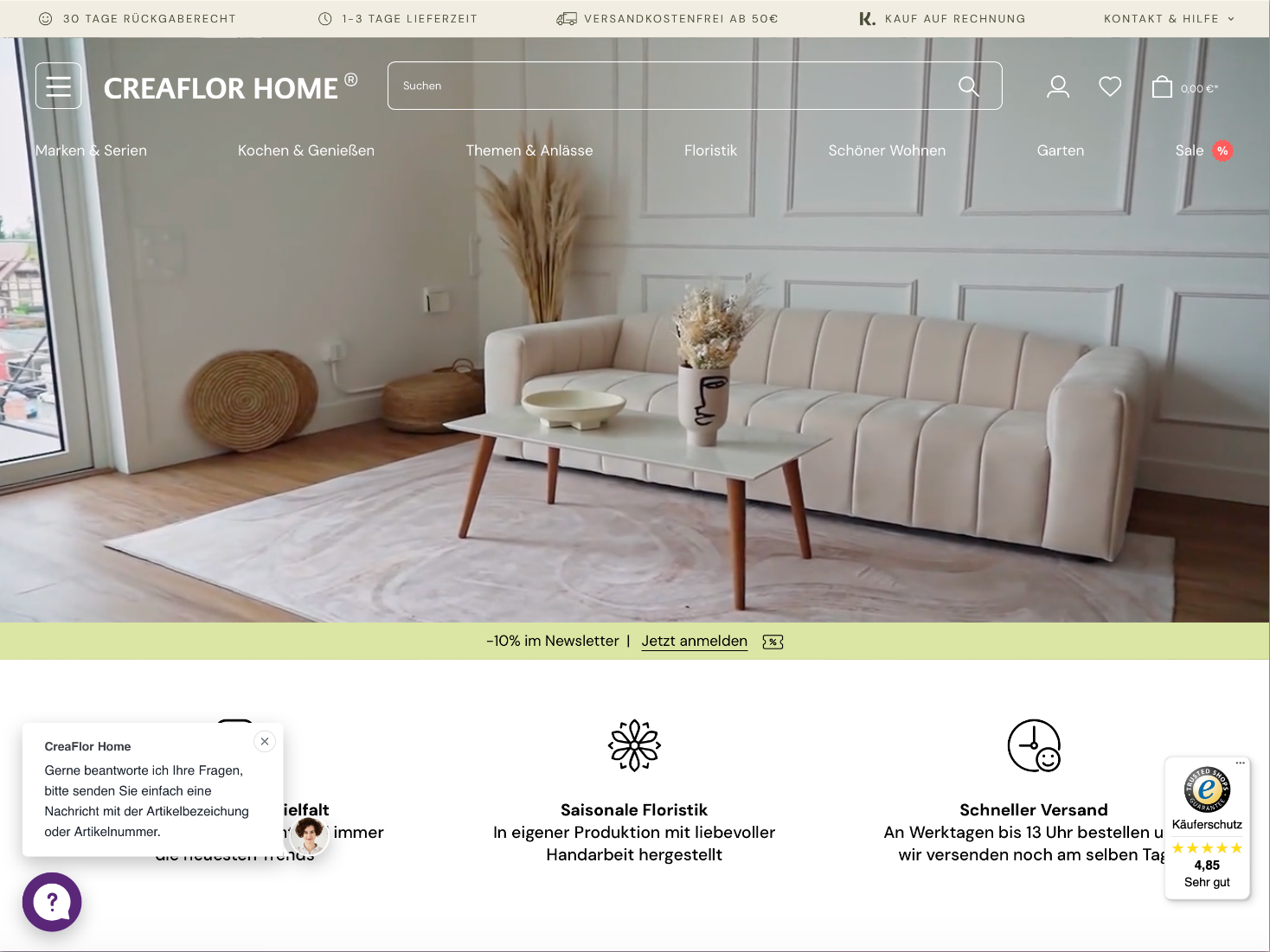 View case study: Creaflor Home