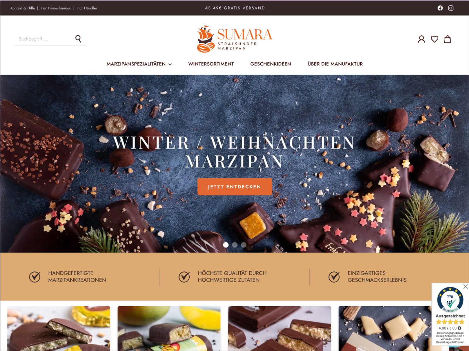 View case study: Stralsunder Marzipan