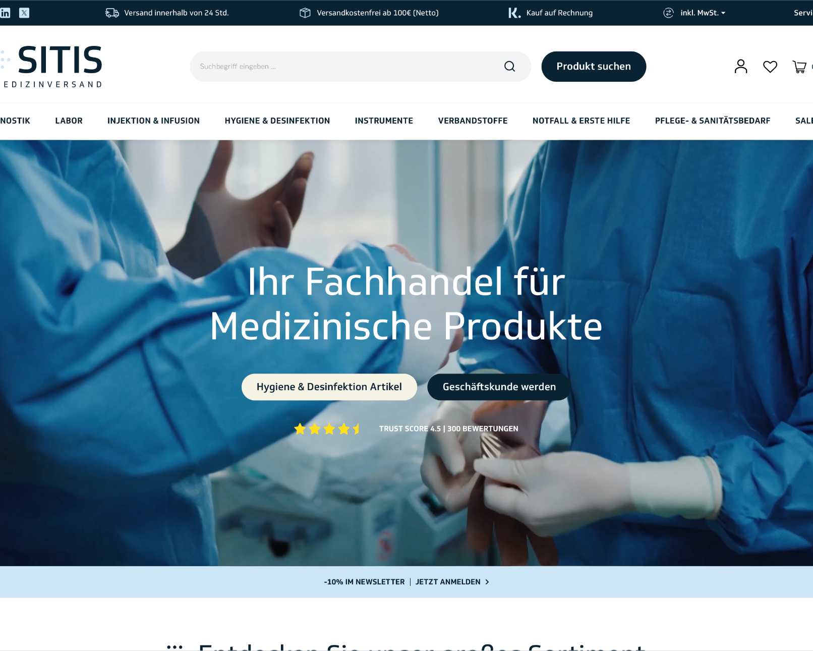 Check out our Shopware reference "Sitis".