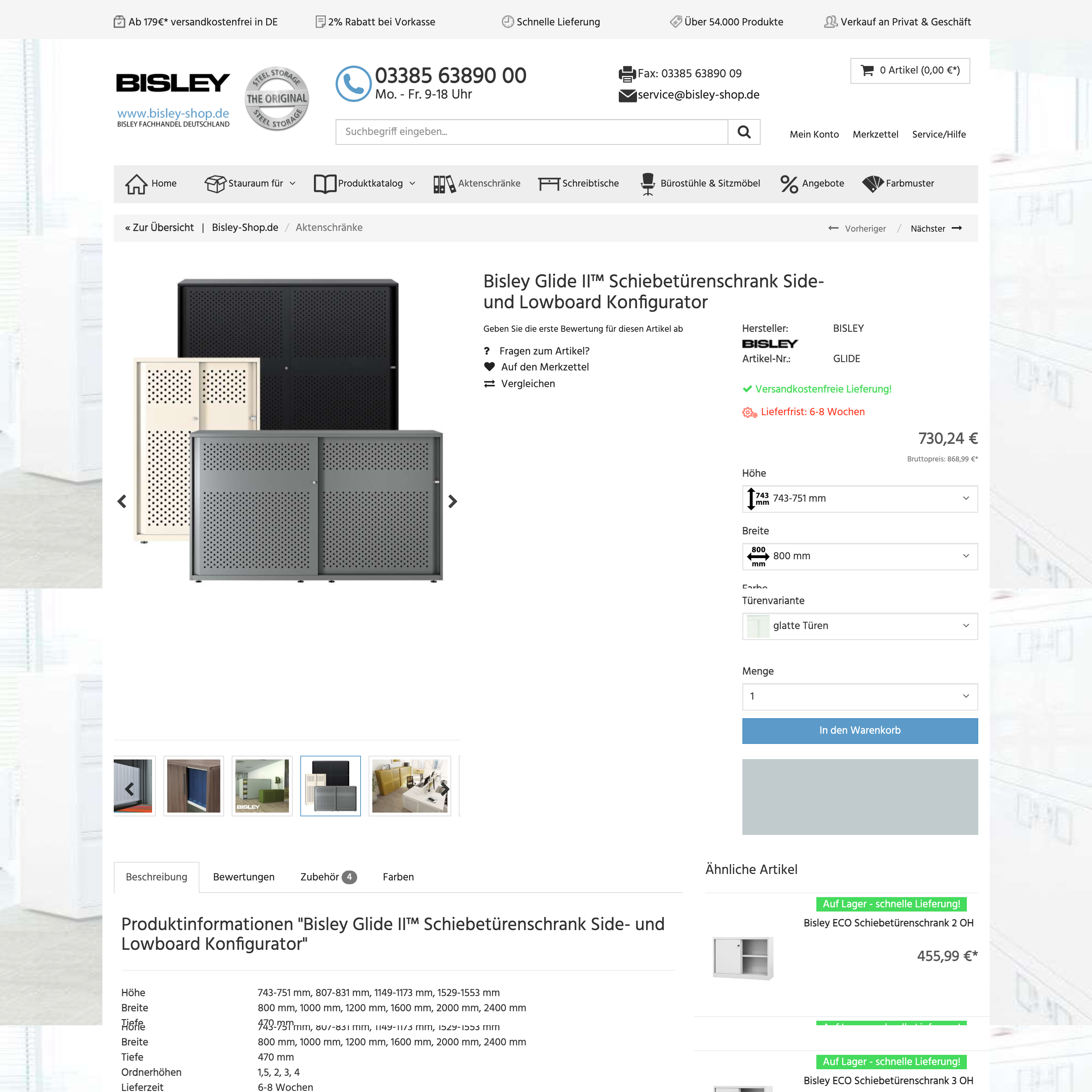 Alte Produktdetailseite