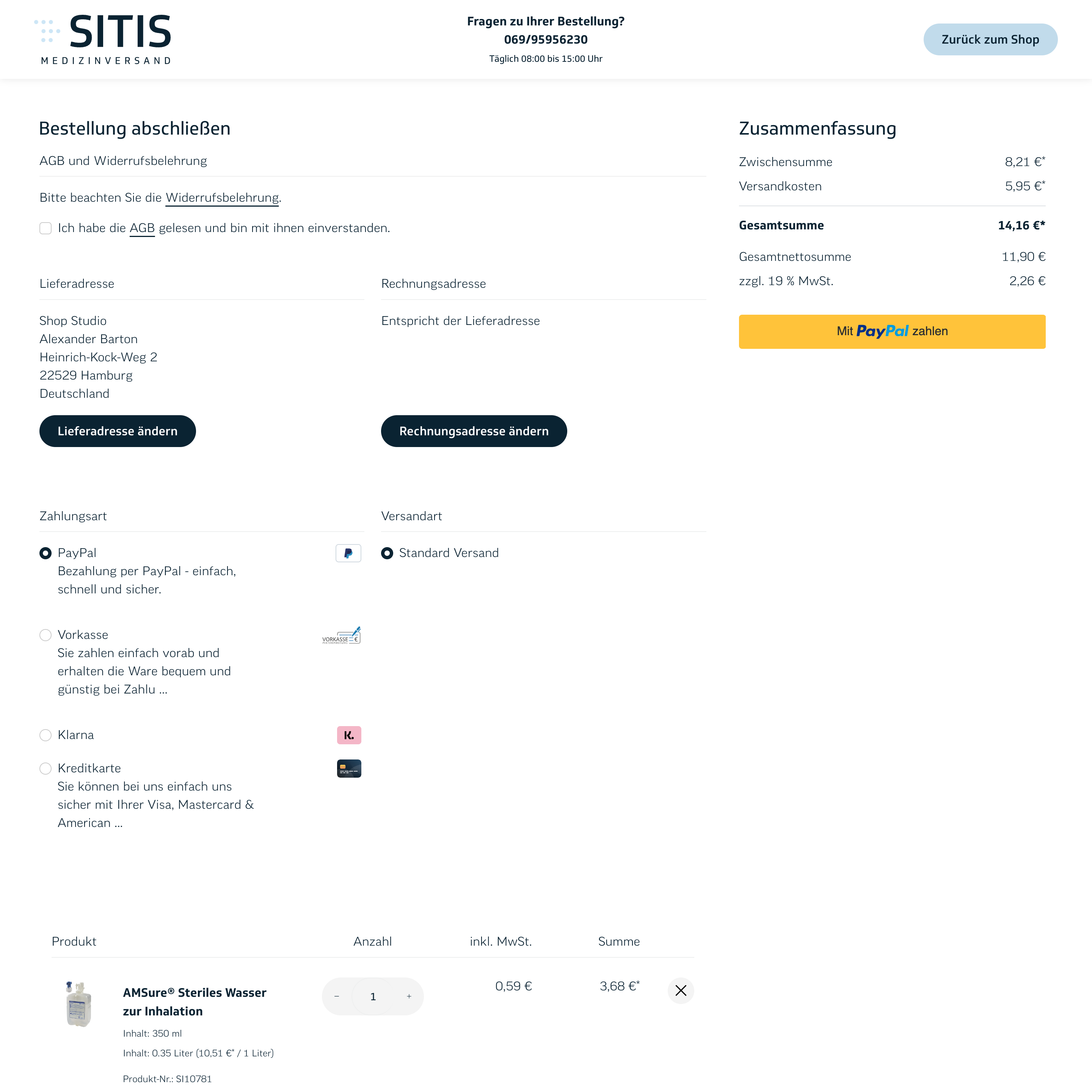 New checkout