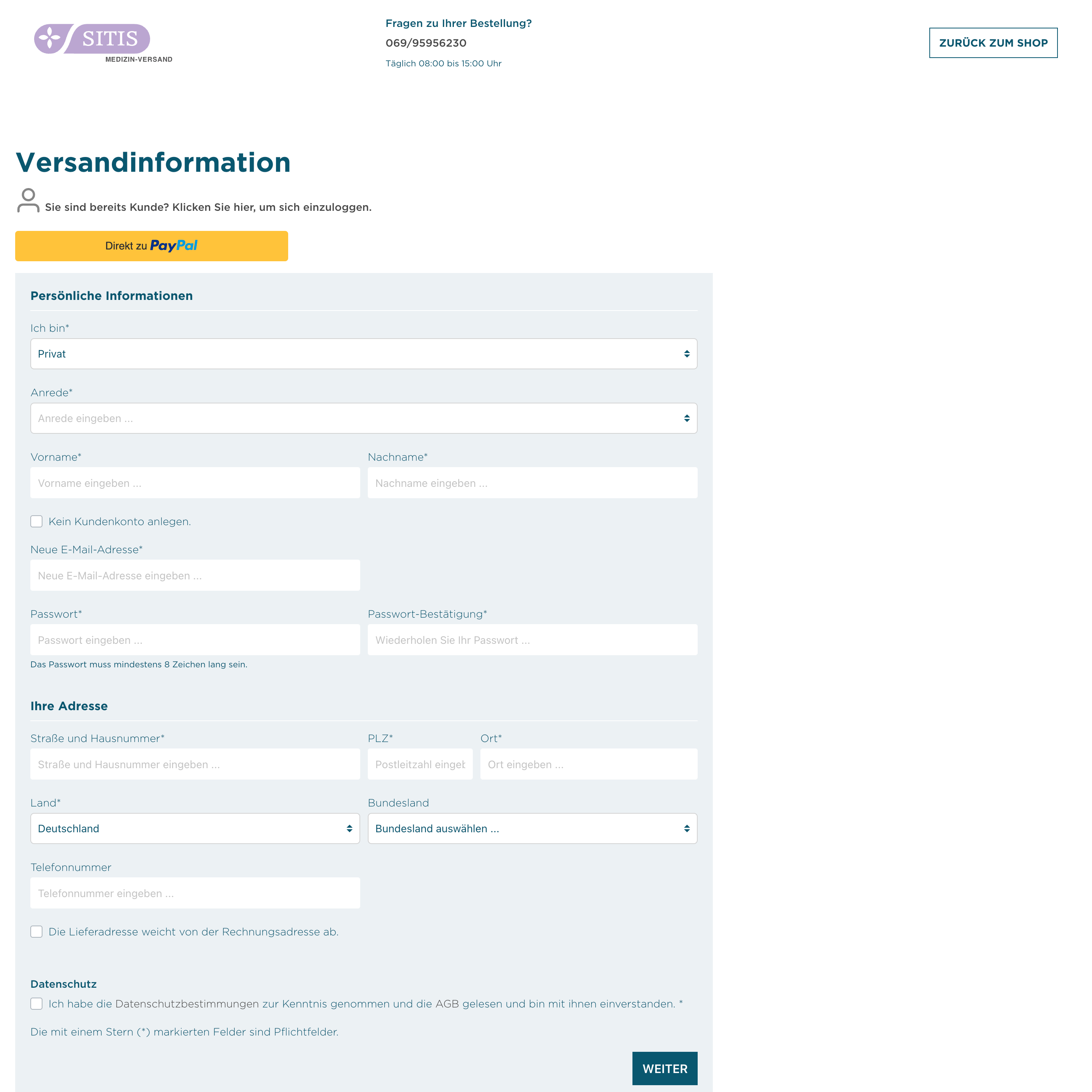 Old checkout