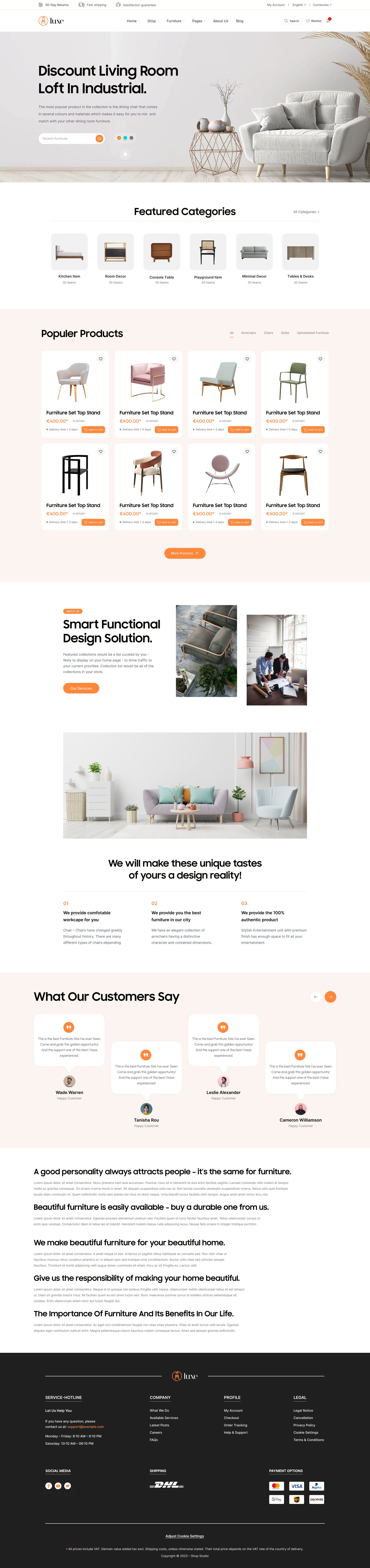 Shopware design: Interior 1