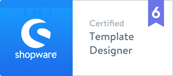 Shopware Template Designer certificate