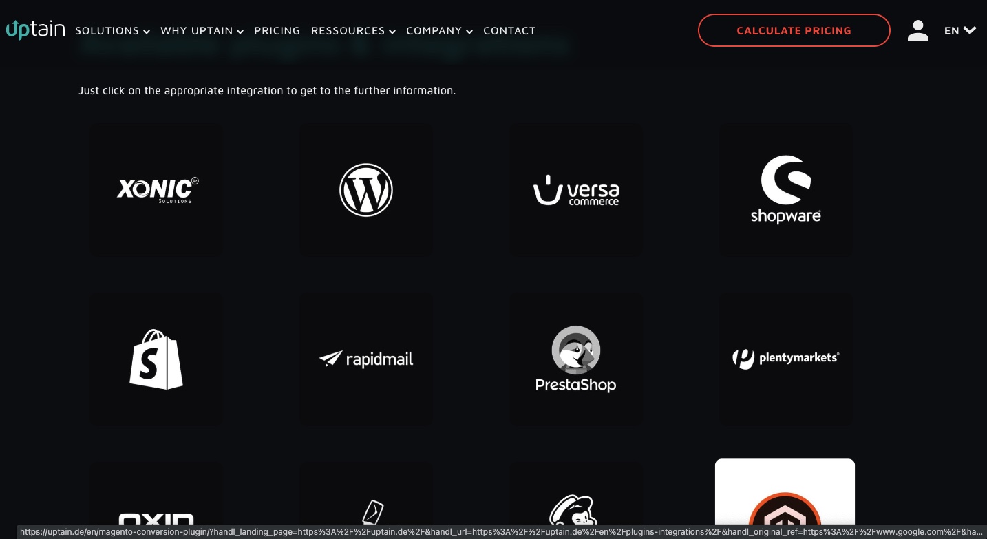 Available Plugins And Integrations