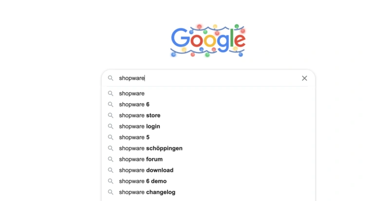 An example how Google's suggestions may help you